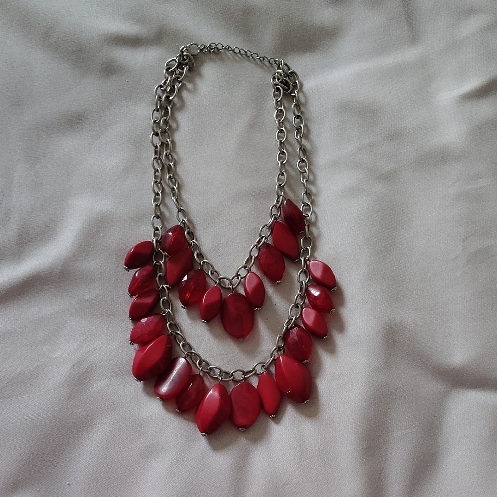Elegant Red Necklace